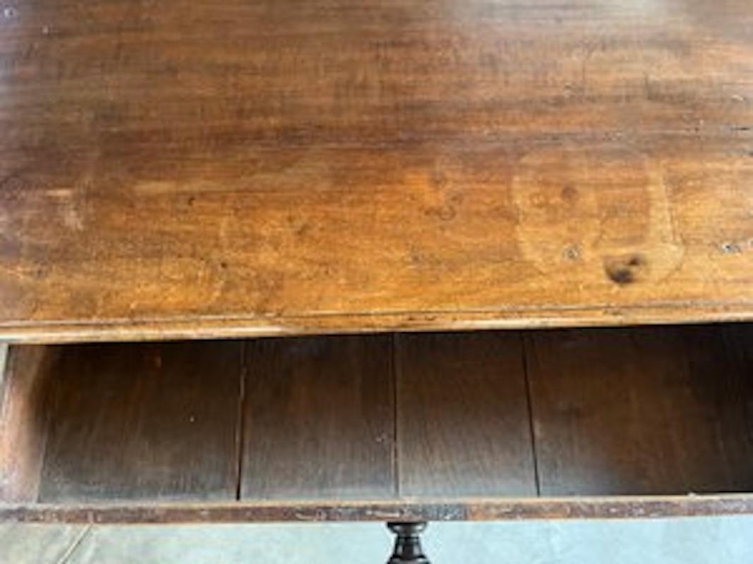 19th Century French Walnut Side Table For Sale 5