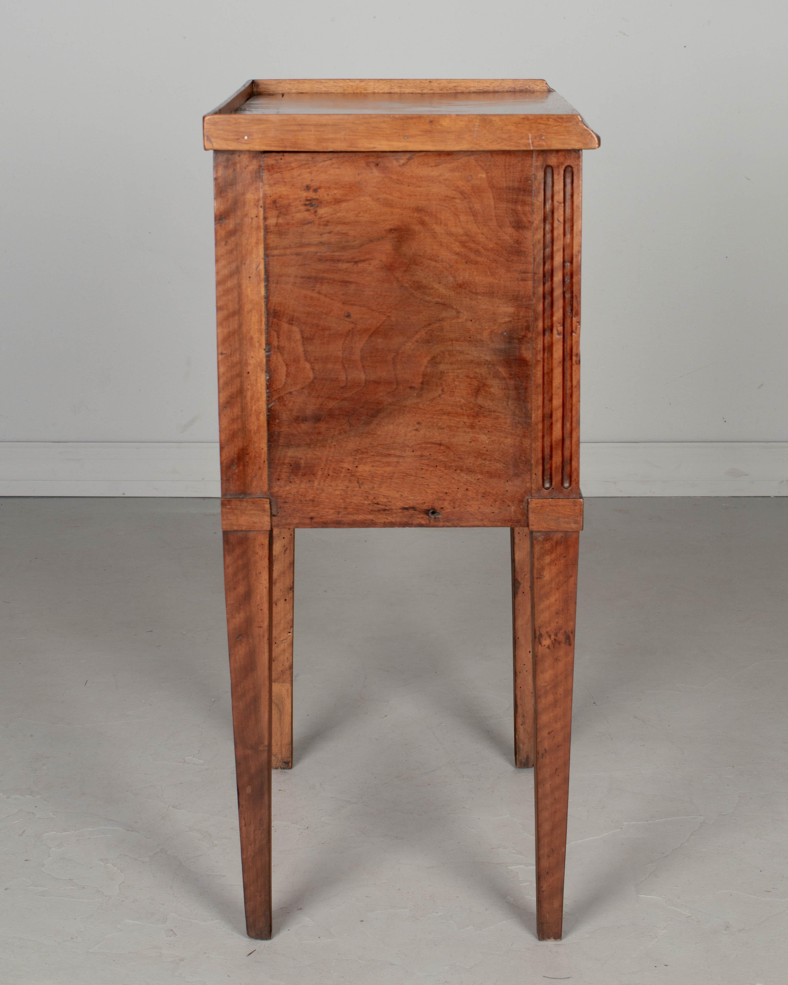 19th Century French Walnut Side Table For Sale 2