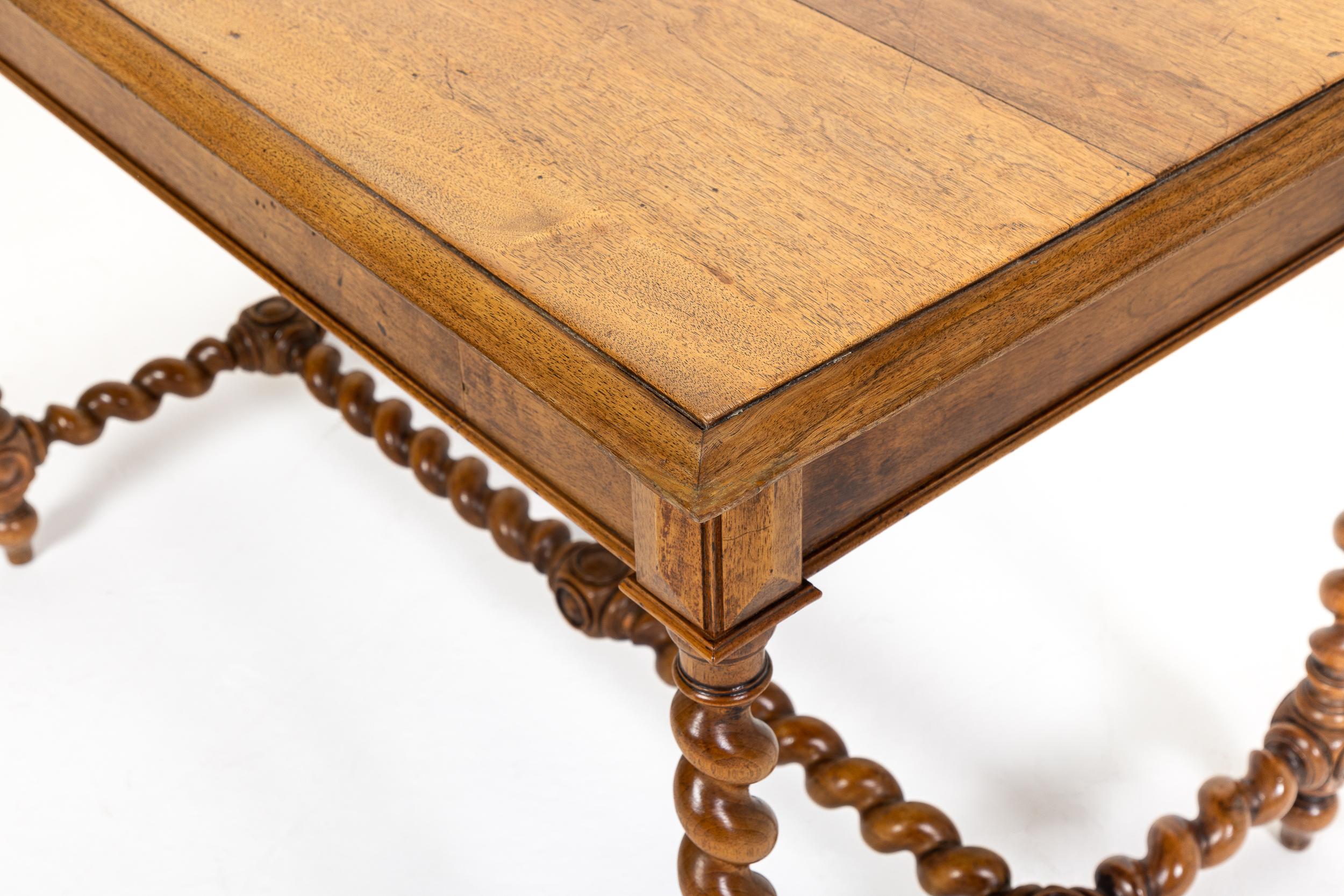 19th Century French Walnut Side Table For Sale 4