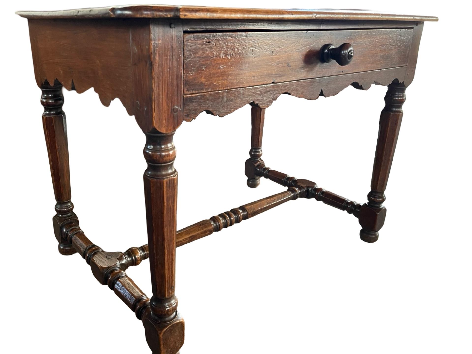 19th Century French Walnut Side Table For Sale 3
