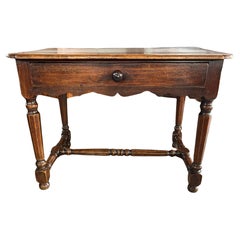 19th Century French Walnut Side Table