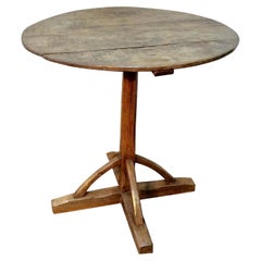 19th Century French Walnut Side Table