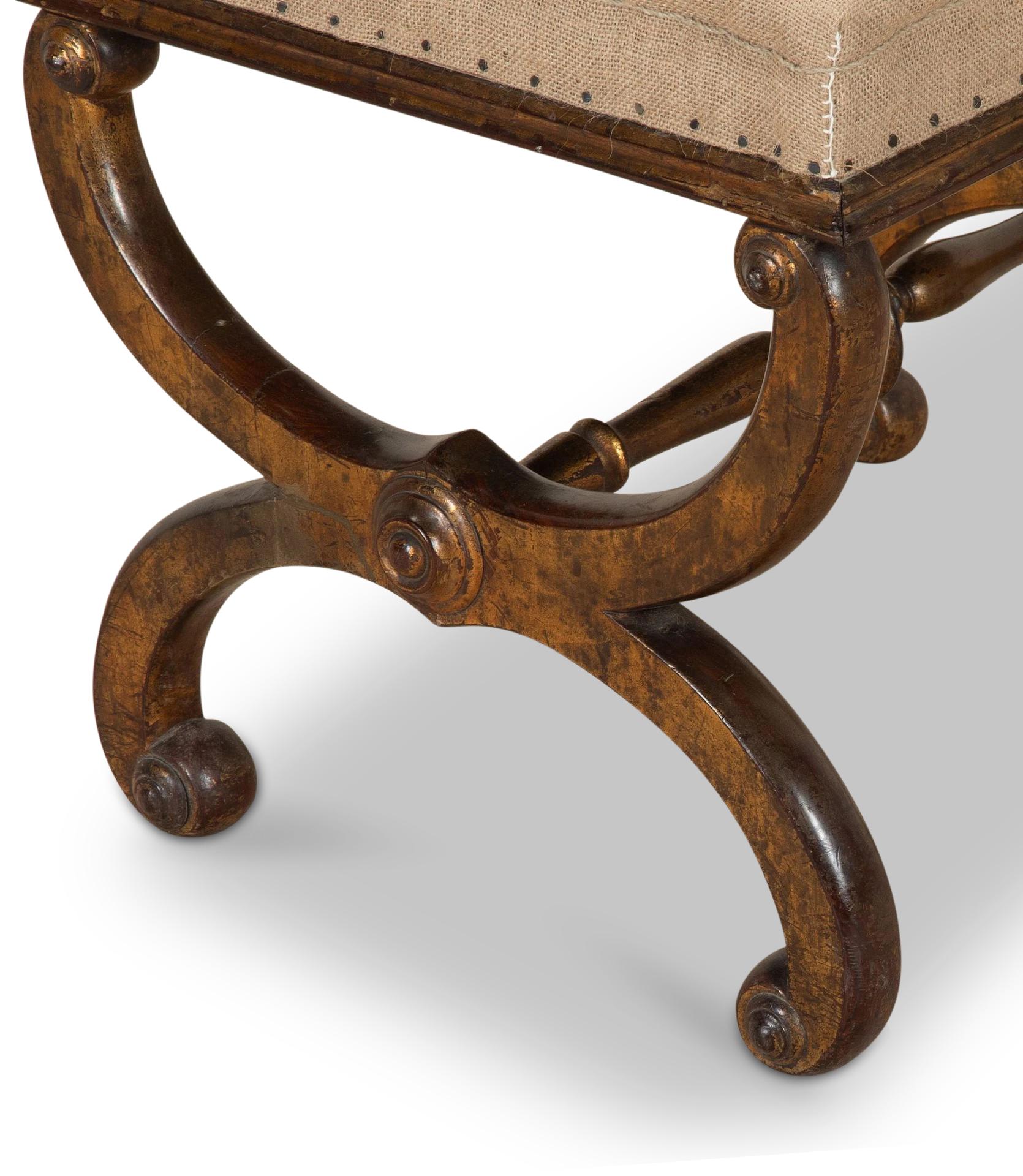 19th Century French Walnut Stool In Good Condition For Sale In Tetbury, Gloucestershire