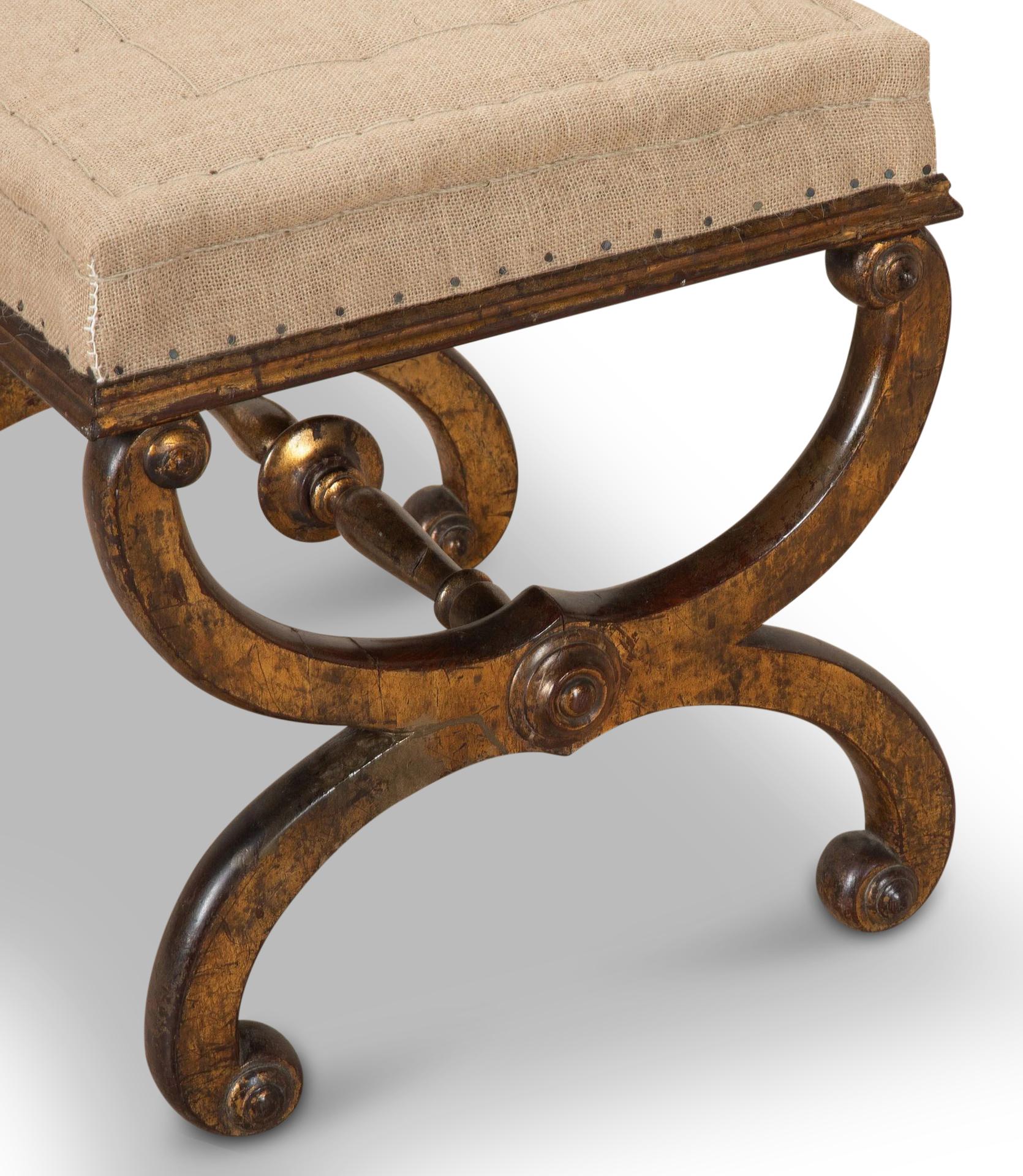 19th Century French Walnut Stool For Sale 2
