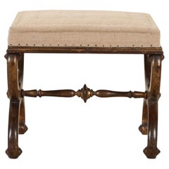 19th Century French Walnut Stool