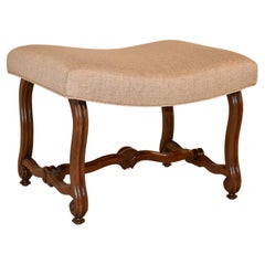19th Century French Walnut Stool