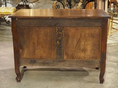 19th Century French Walnut Transitional Style 2-Drawer Commode from Arles