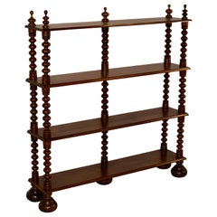 19th Century French Walnut Wall Shelf