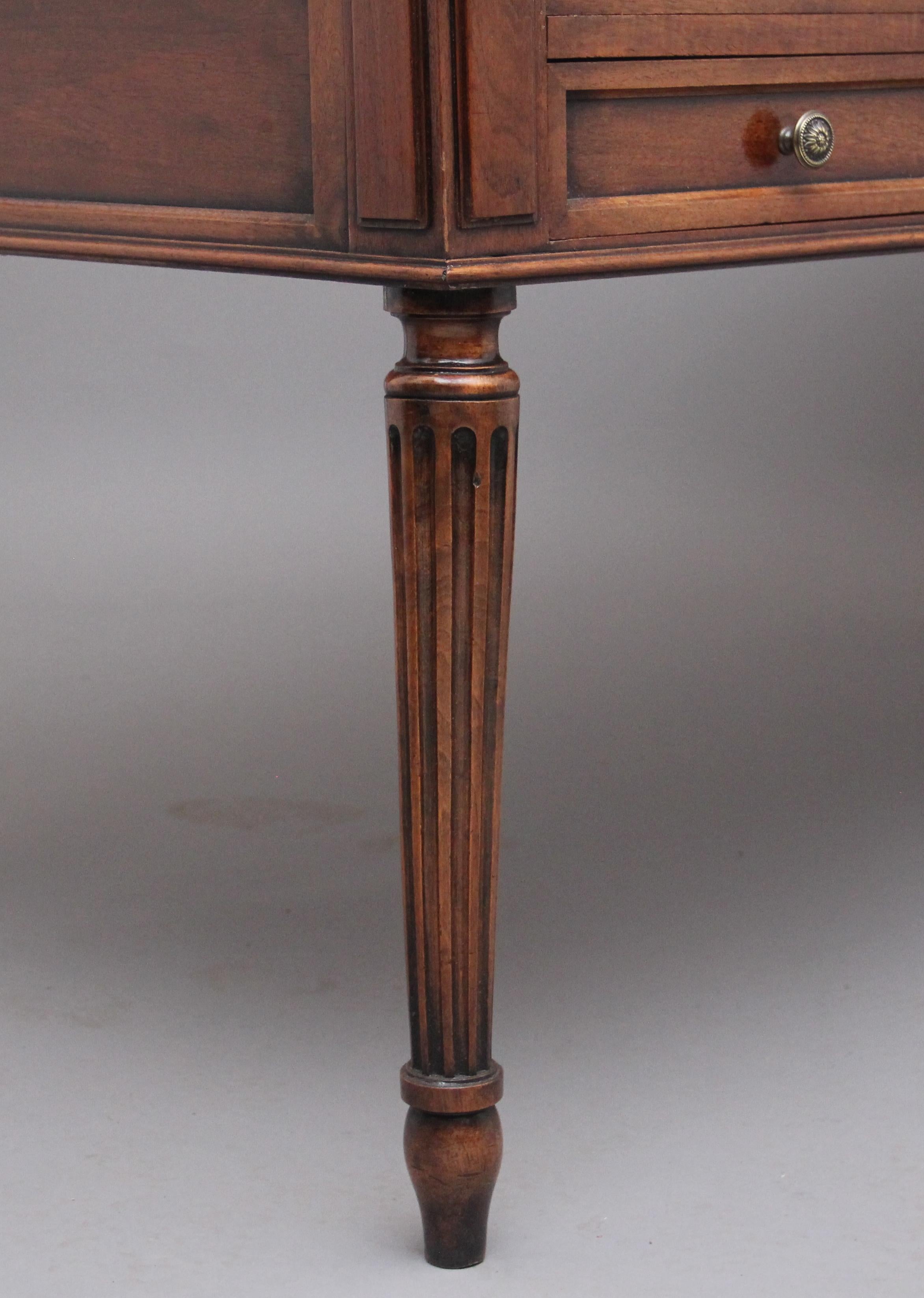 19th Century French Walnut Writing Table 7