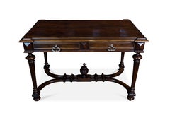 19th Century French Walnut Writing Table