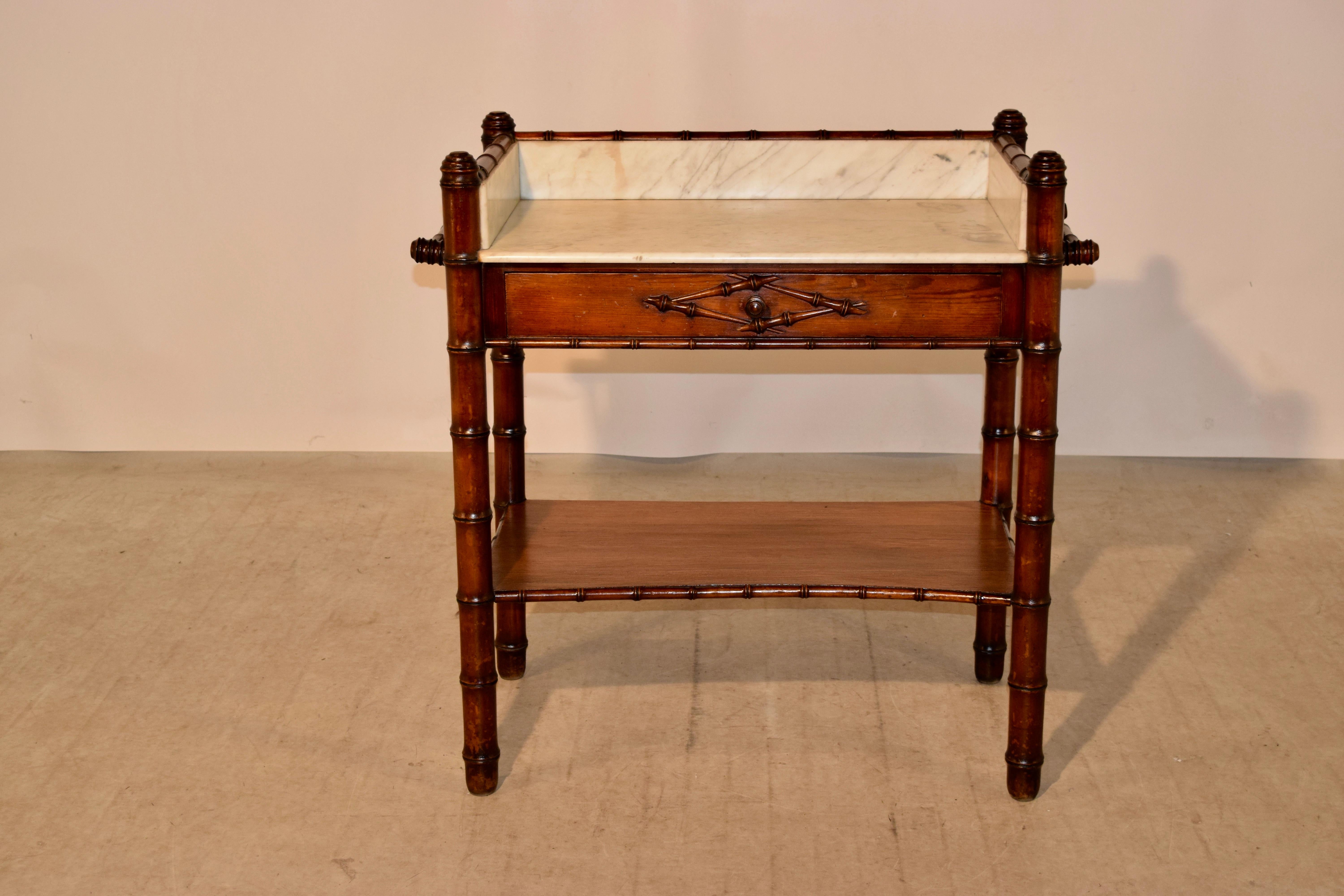 Marble 19th Century French Wash Stand