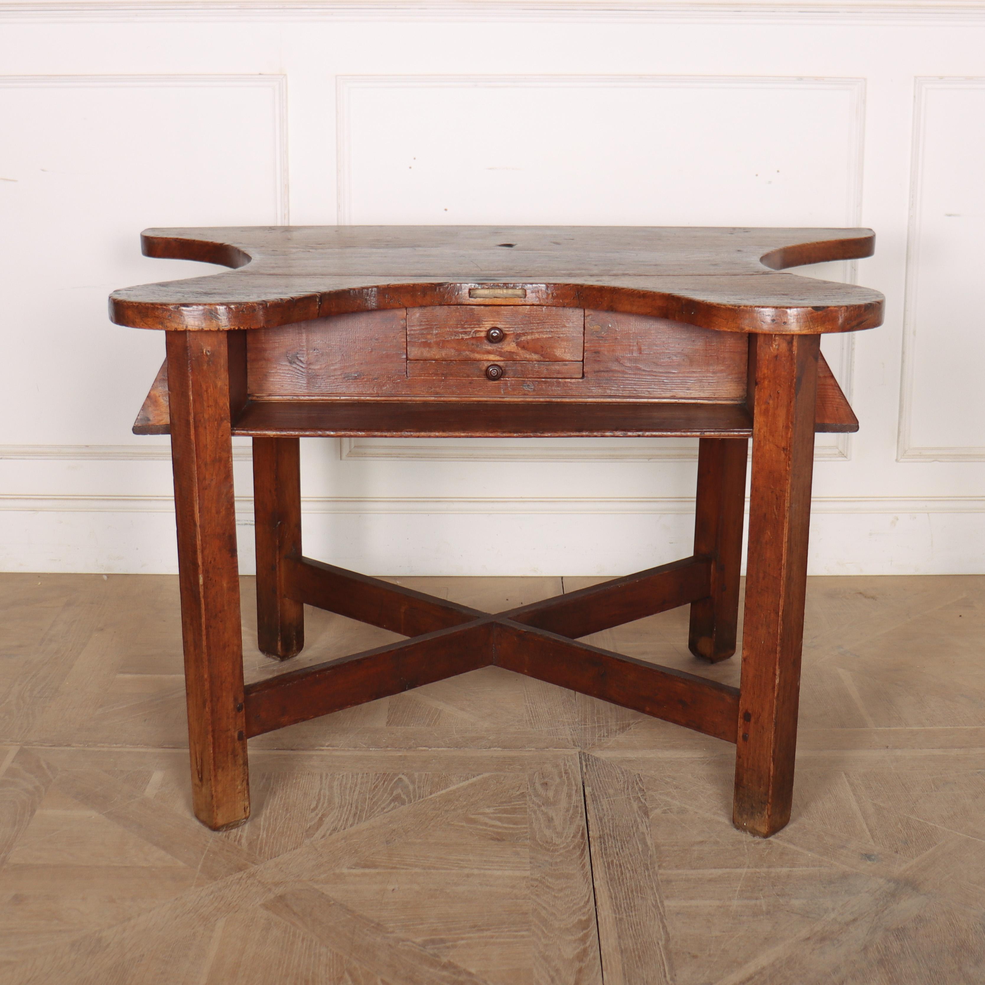 19th Century French Watch Makers Table In Good Condition For Sale In Leamington Spa, Warwickshire