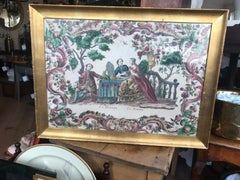 19th Century French Watercolor "La Manana Le Matin" or "In the Morning" Unsigned