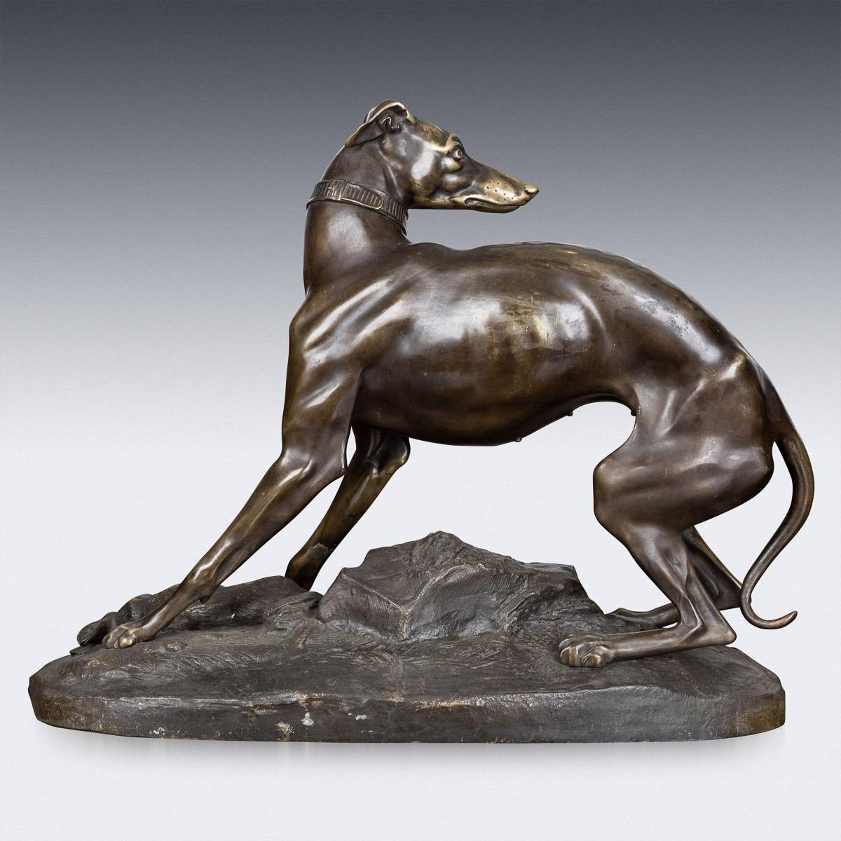 19th Century French Whippet Bronze, Jean-Francois-Theodore Gechter, c.1796-1844 1