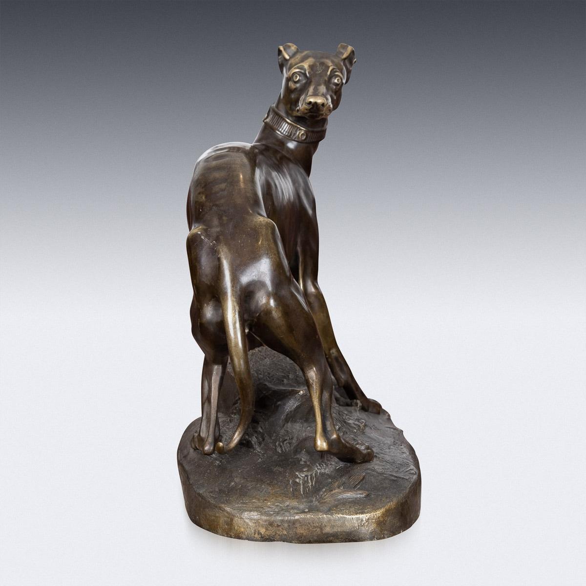 19th Century French Whippet Bronze, Jean-Francois-Theodore Gechter, c.1796-1844 2