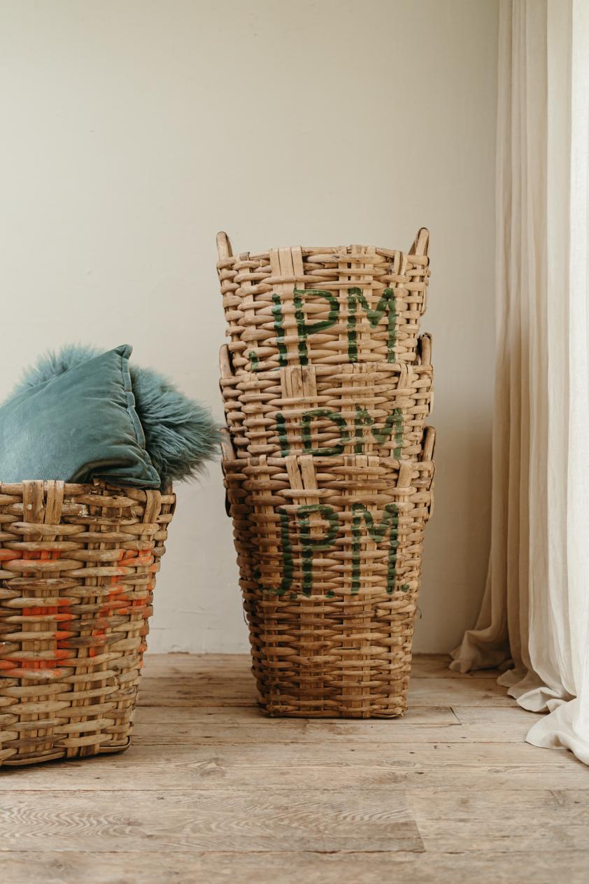 19th Century French Wicker Baskets For Sale 13