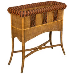 19th Century French Wicker Planter