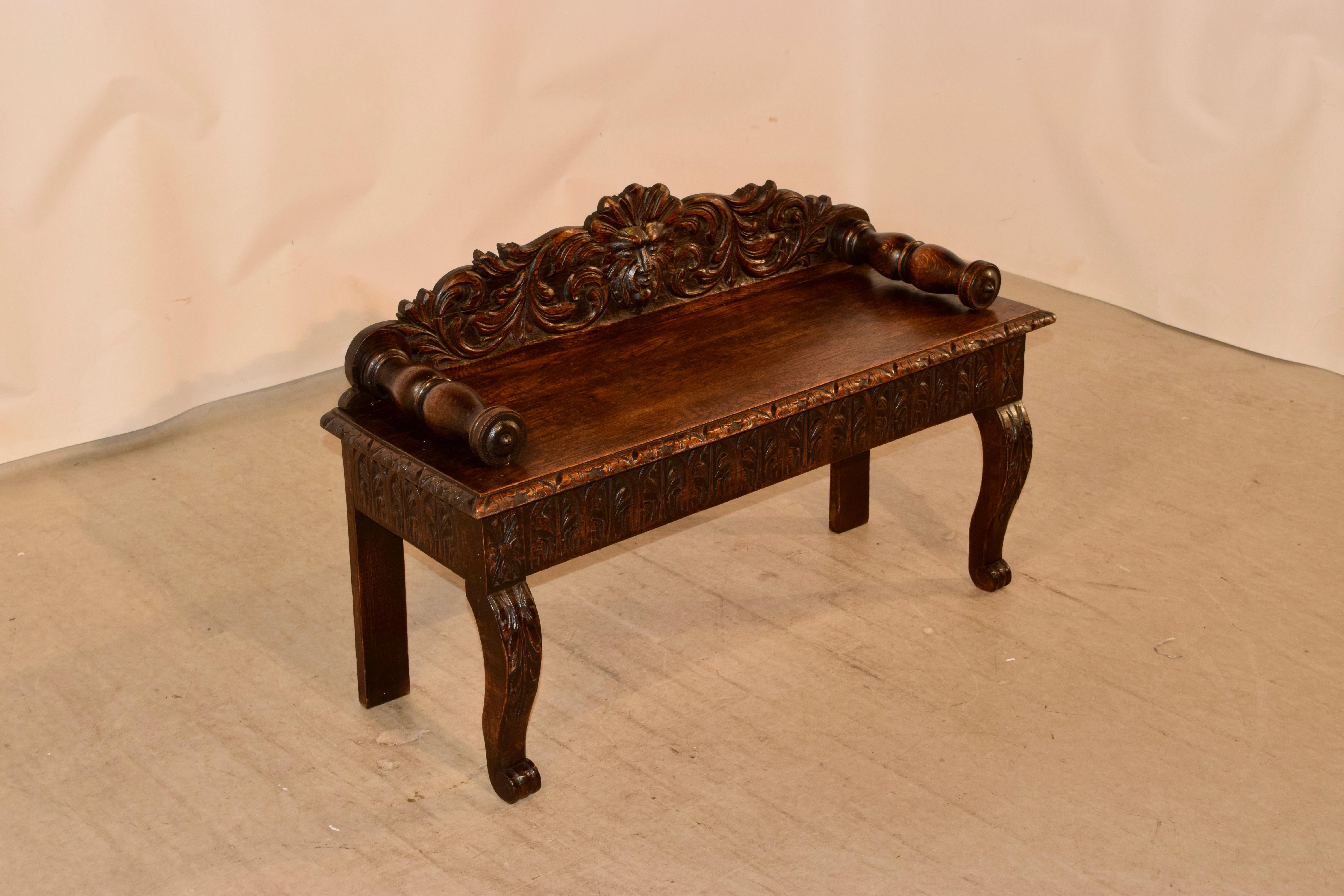 Napoleon III 19th Century French Window Seat For Sale