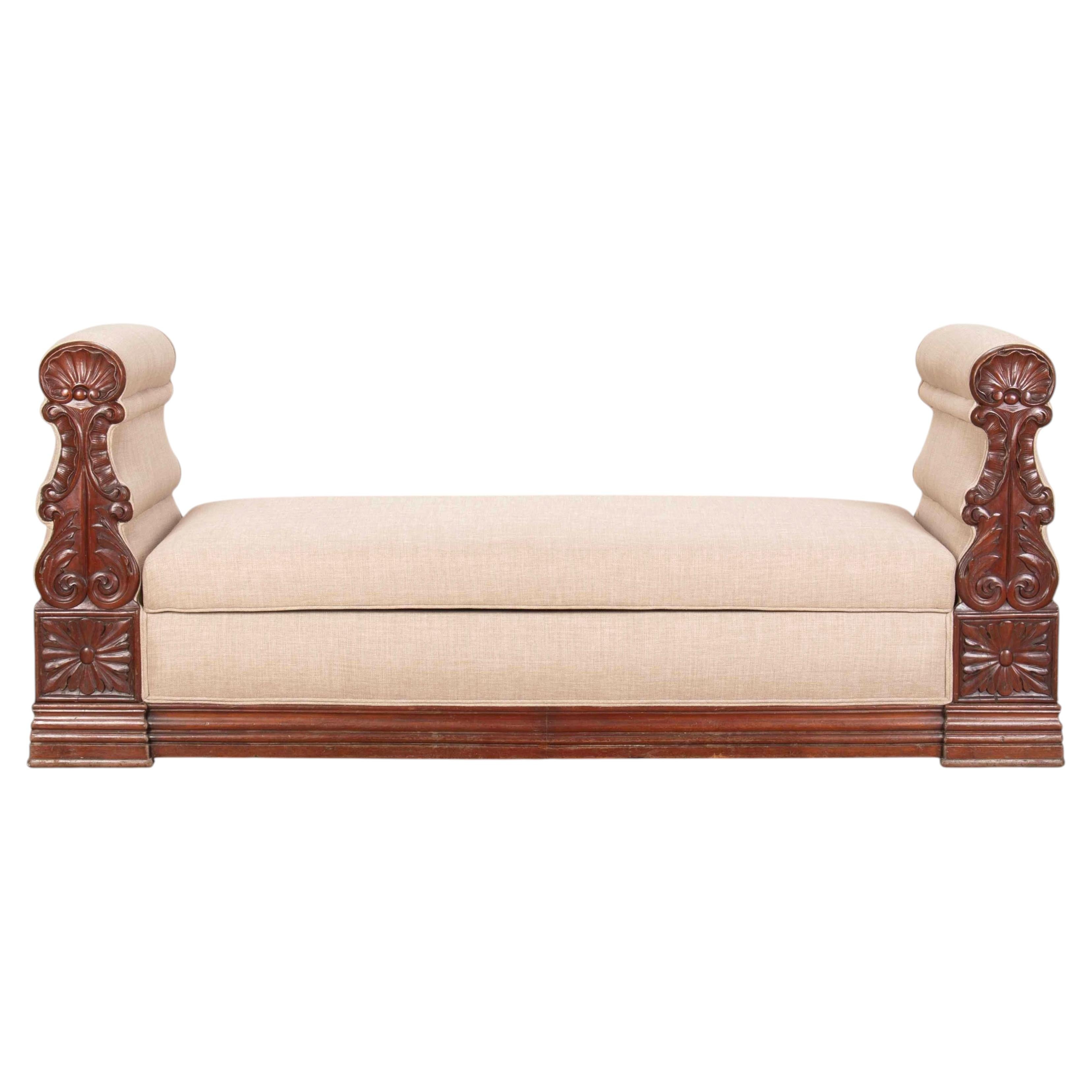19th Century French Window Seat