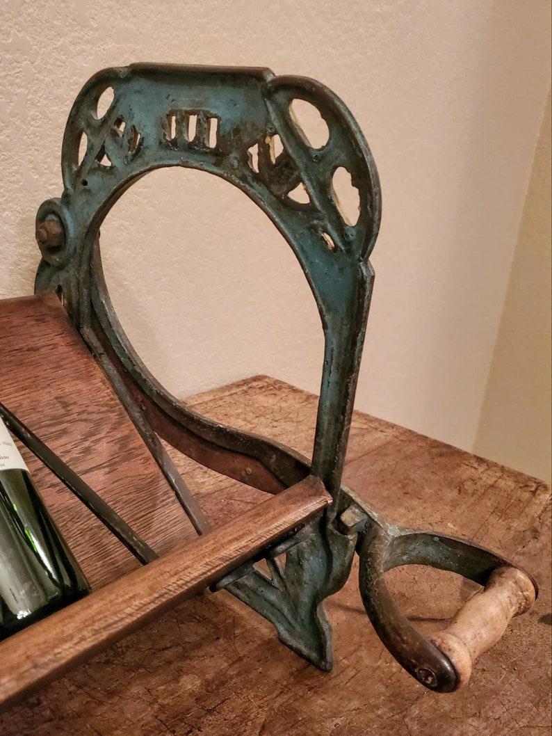 19th Century French Wine Rack Fashioned from Bread Slicer For Sale 2