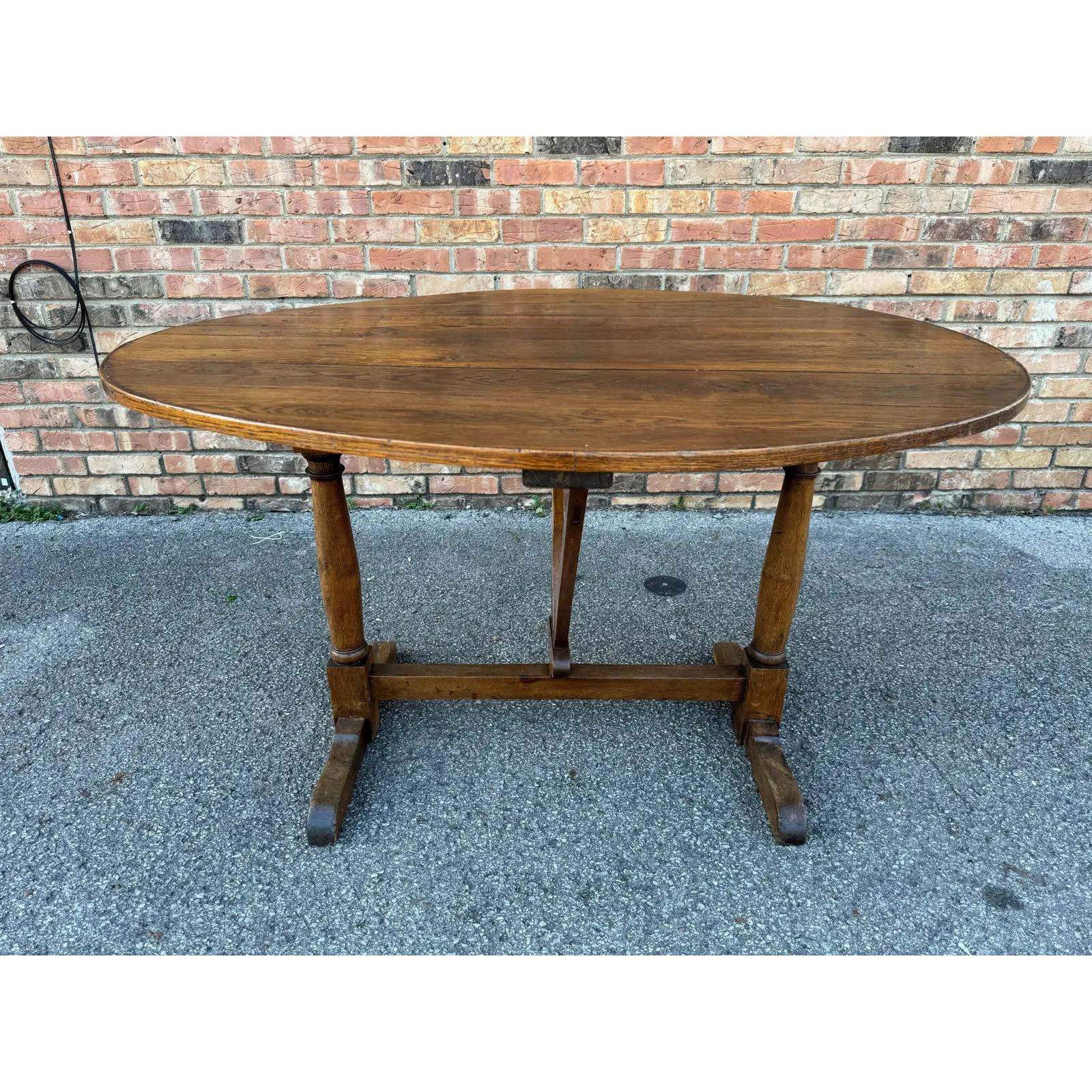 19th Century French Wine Table In Good Condition For Sale In Nashville, TN