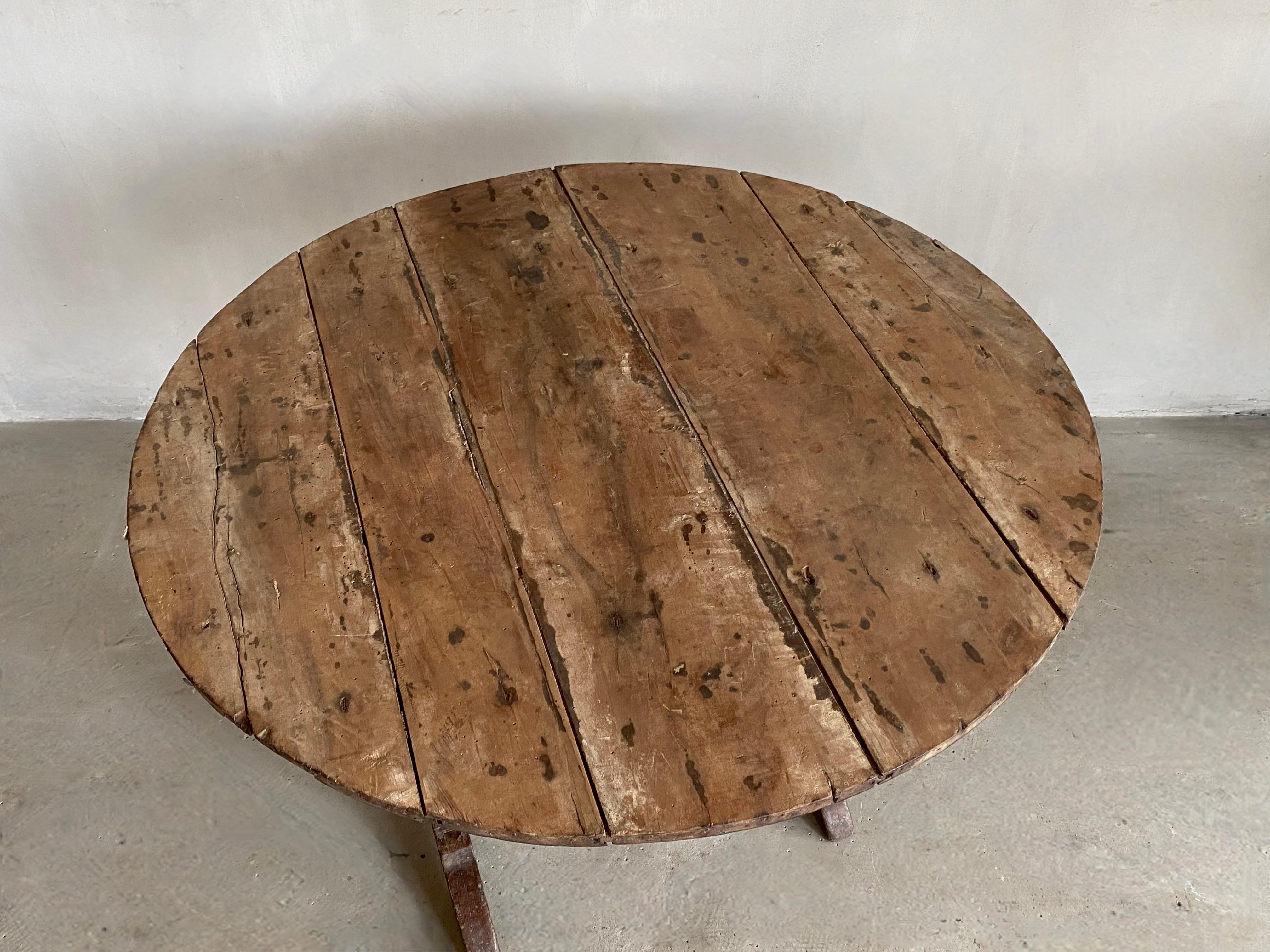 Country 19th Century French Wine Tasting Table For Sale
