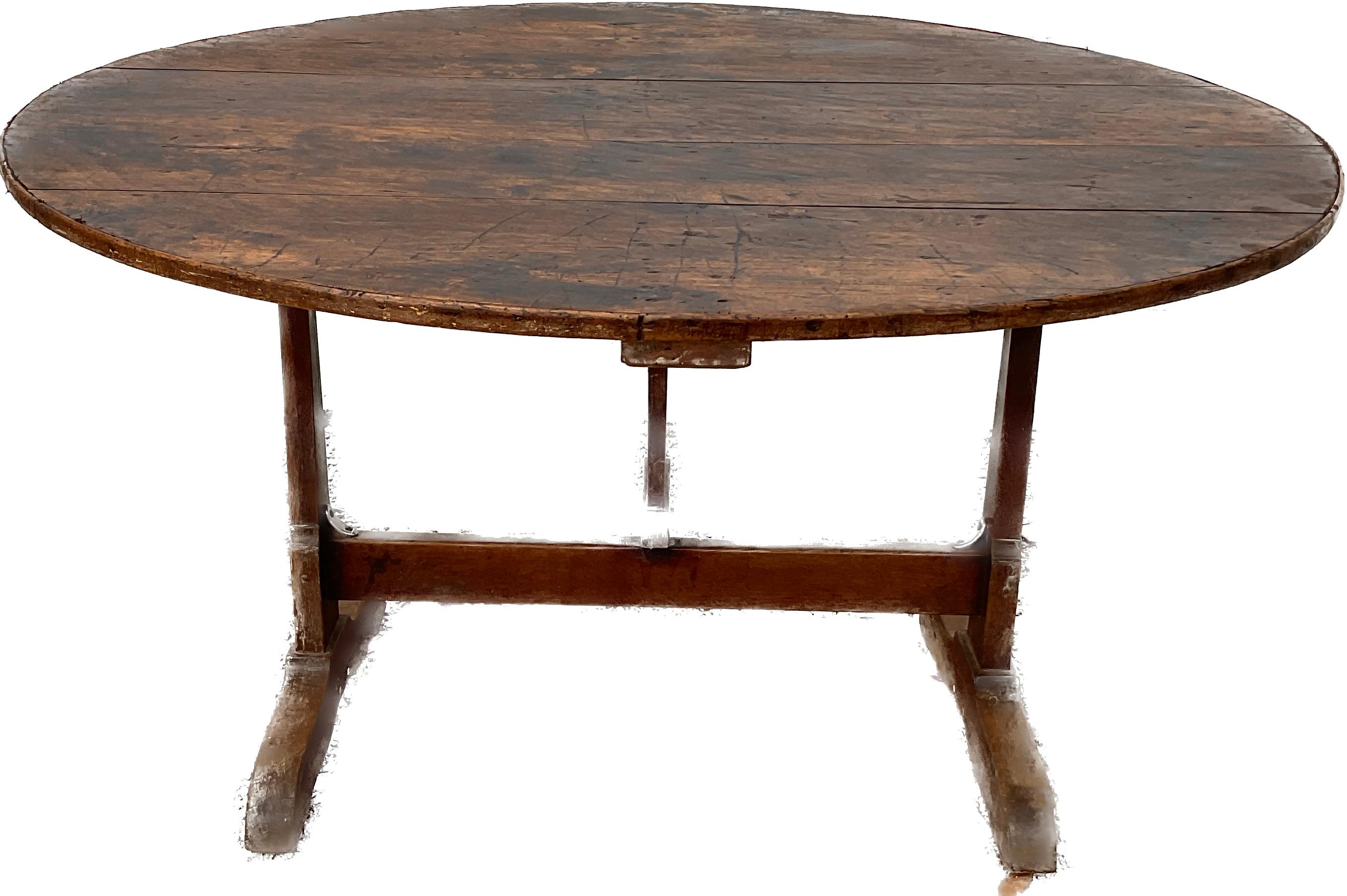 19th Century French Wine Tasting Table In Good Condition In Bradenton, FL