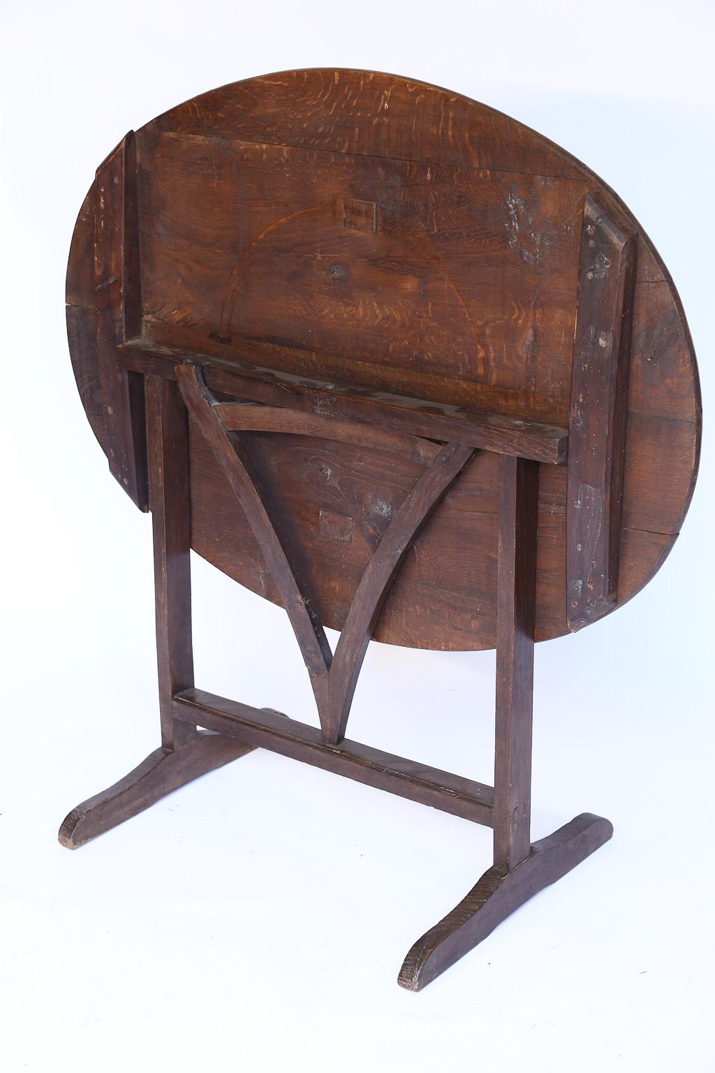 19th Century French Wine Tasting Table 5