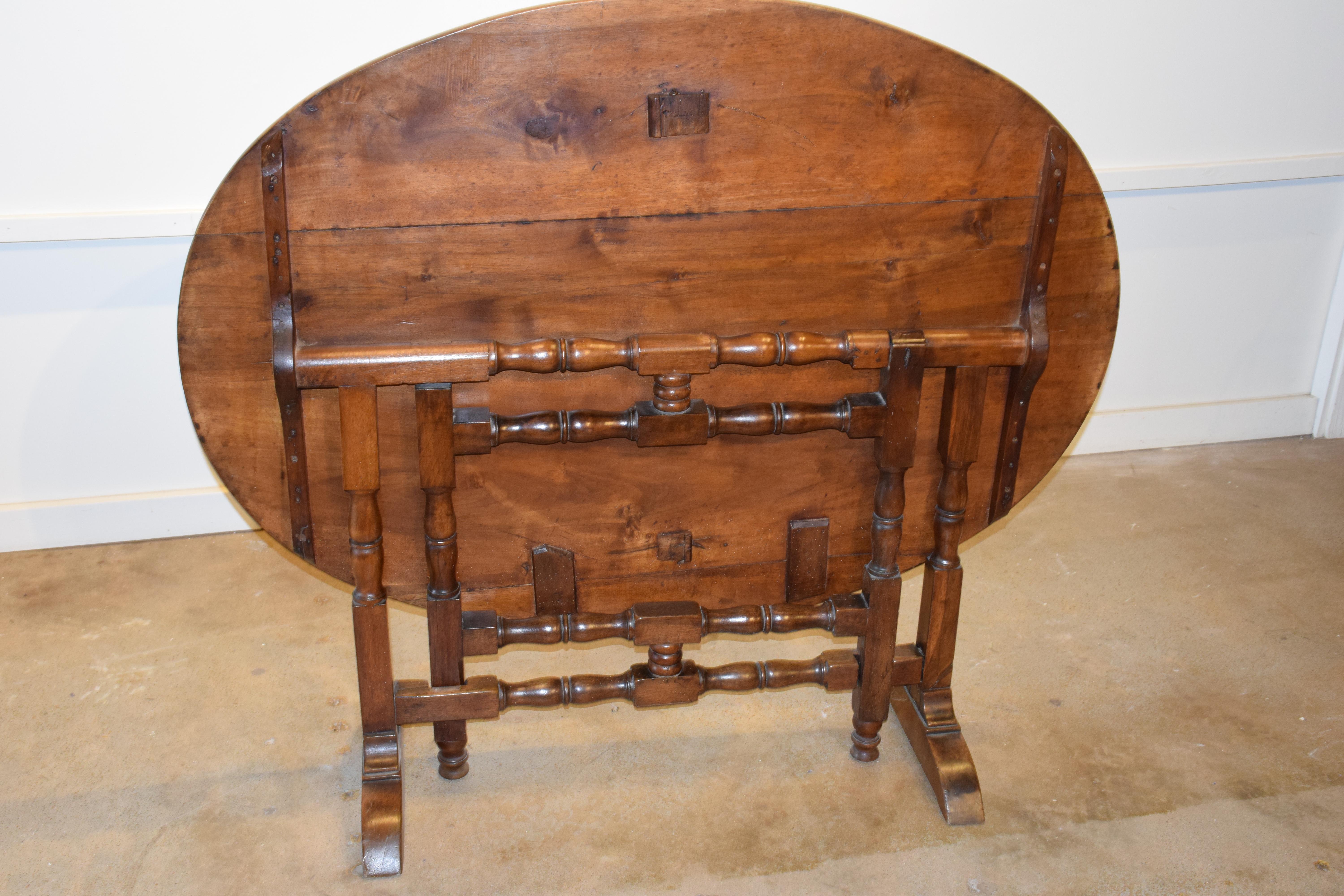 19th Century French Wine Tasting Table 5