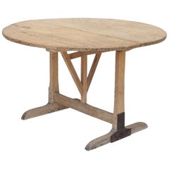 19th Century French Wine Tasting Table