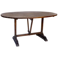 19th Century French Wine Tasting Table