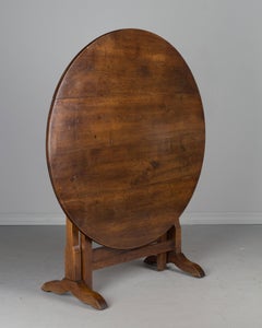 19th Century French Wine Tasting Table or Tilt-Top Table