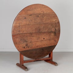 19th Century French Wine Tasting Table or Tilt-Top Table