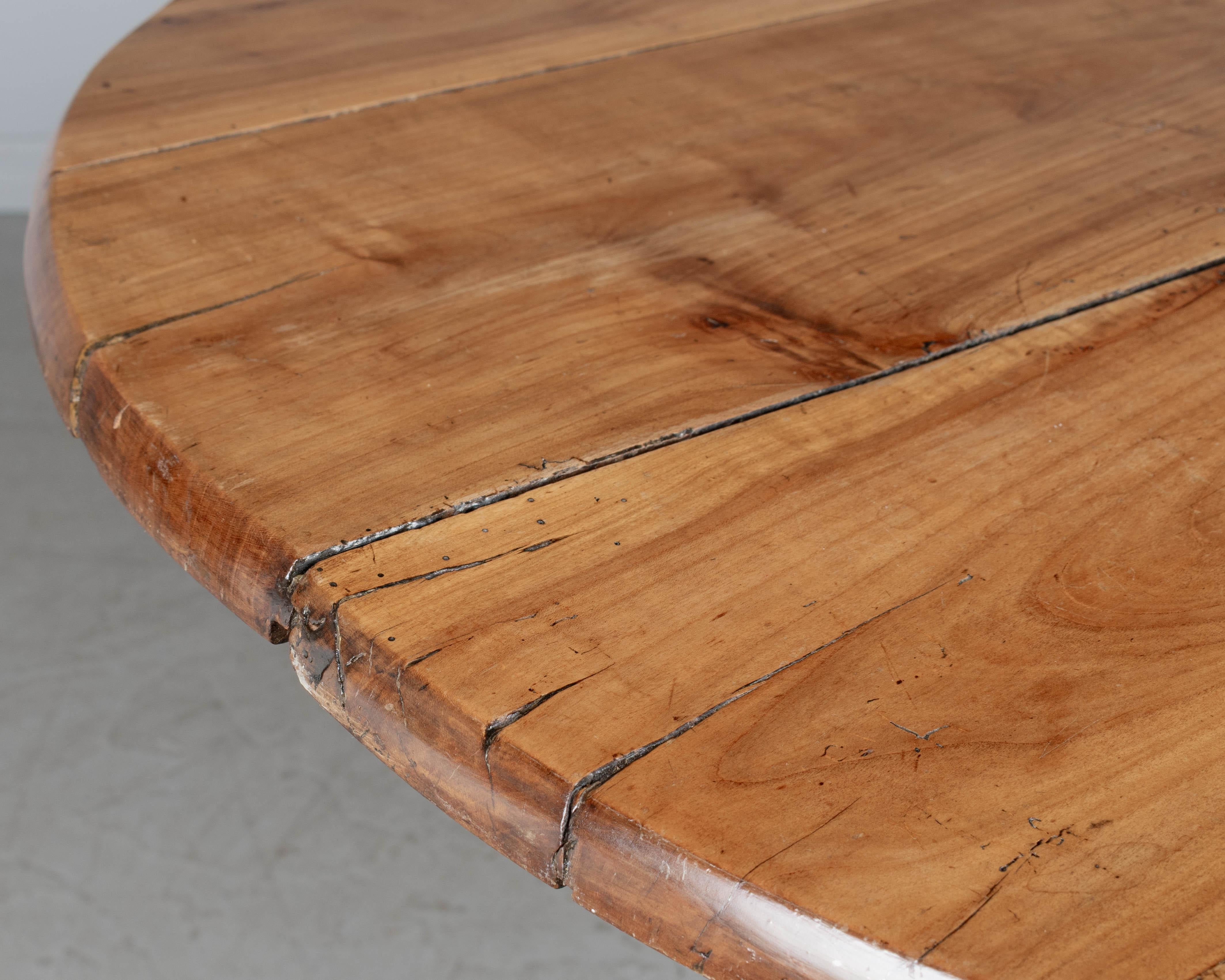 19th Century French Wine Tasting Tilt Top Table For Sale 5