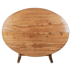 19th Century French Wine Tasting Tilt Top Table