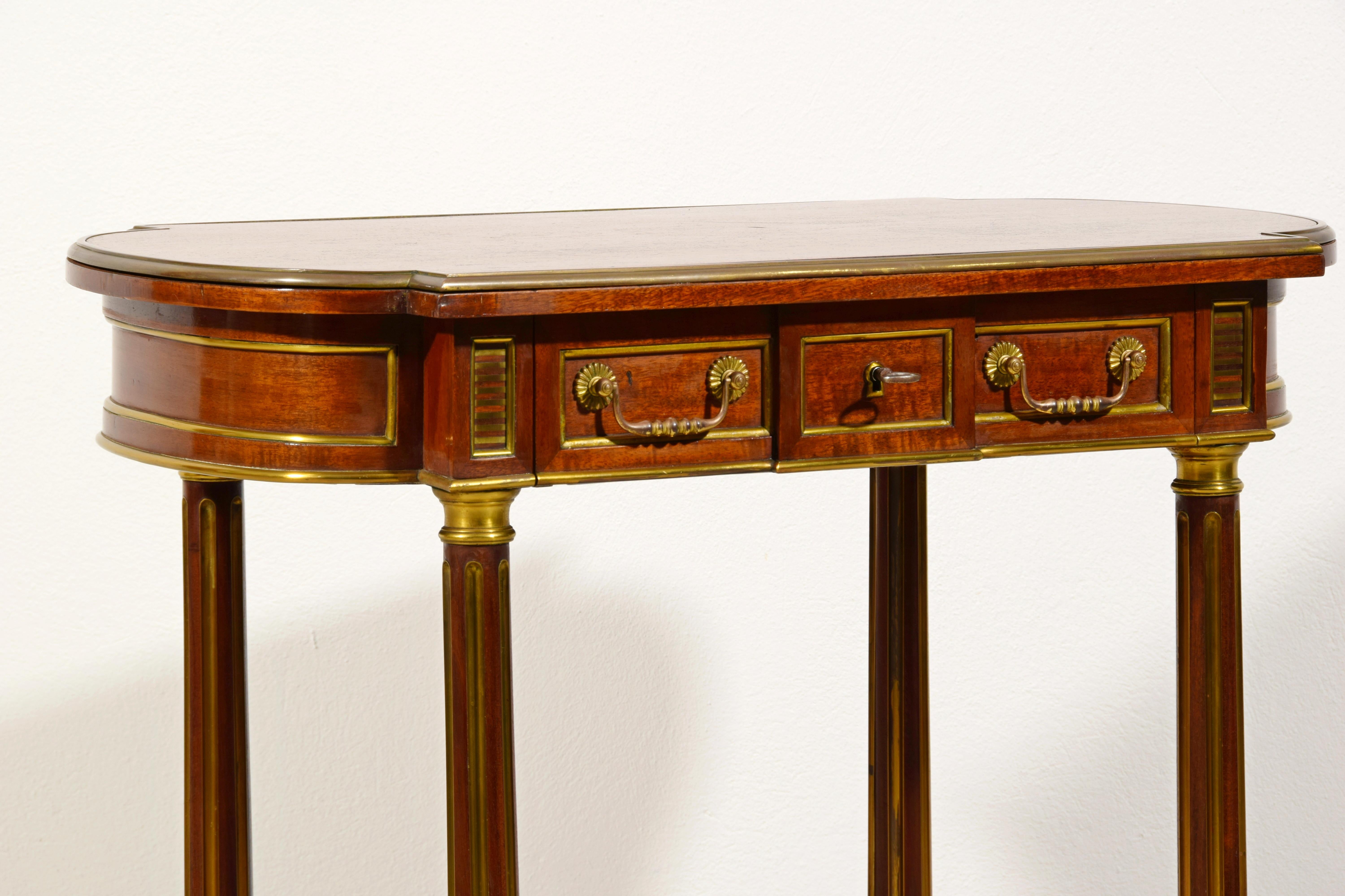 19th Century, French Wood and Gilt Bronze Centre Table For Sale 6