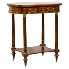 19th Century, French Wood and Gilt Bronze Centre Table
