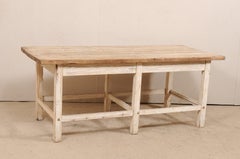 19th Century French Wood Kitchen Island Table