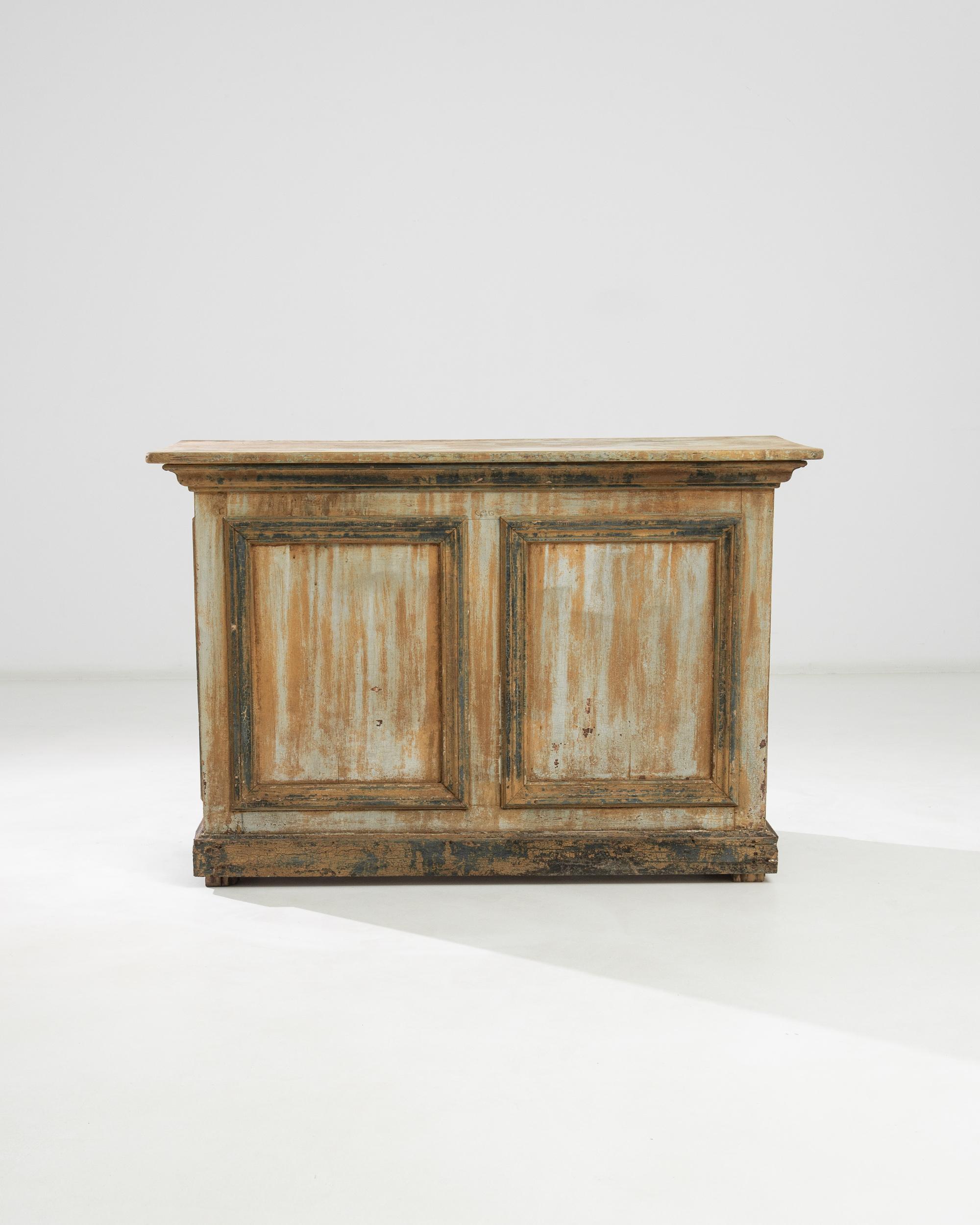 19th Century French Wood Patinated Buffet For Sale 2