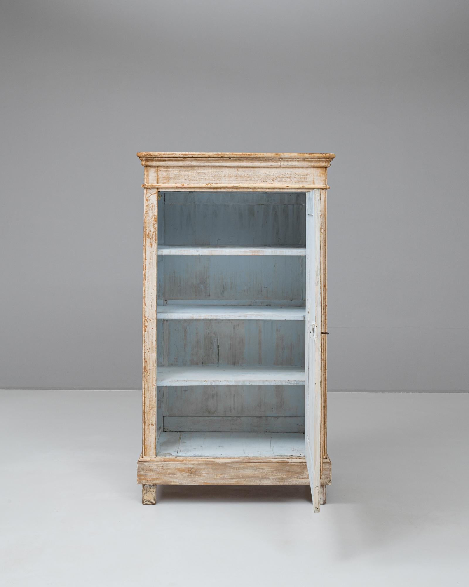 19th Century French Wood Patinated Cabinet In Good Condition For Sale In High Point, NC