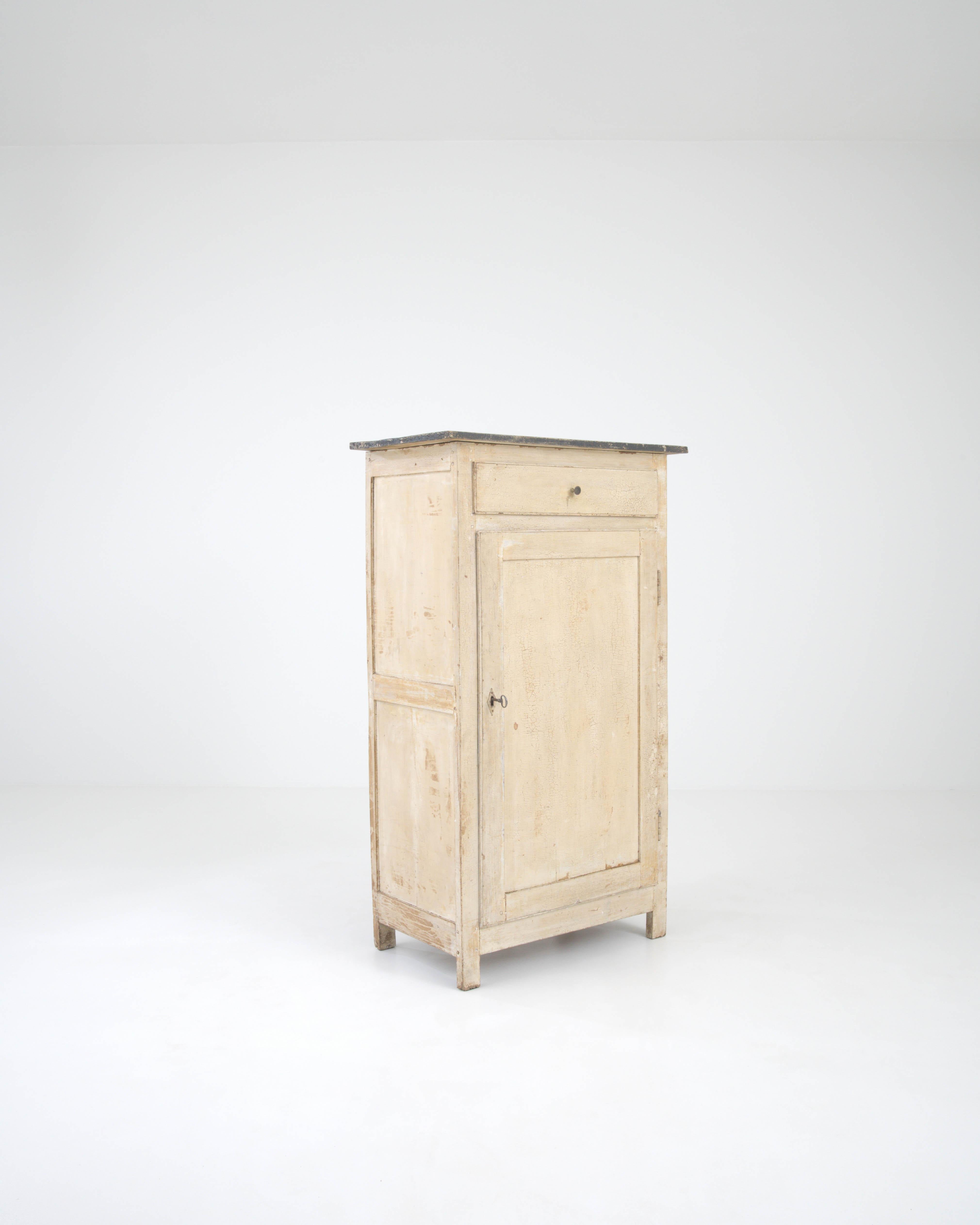 19th Century French Wood Patinated Cabinet For Sale 1