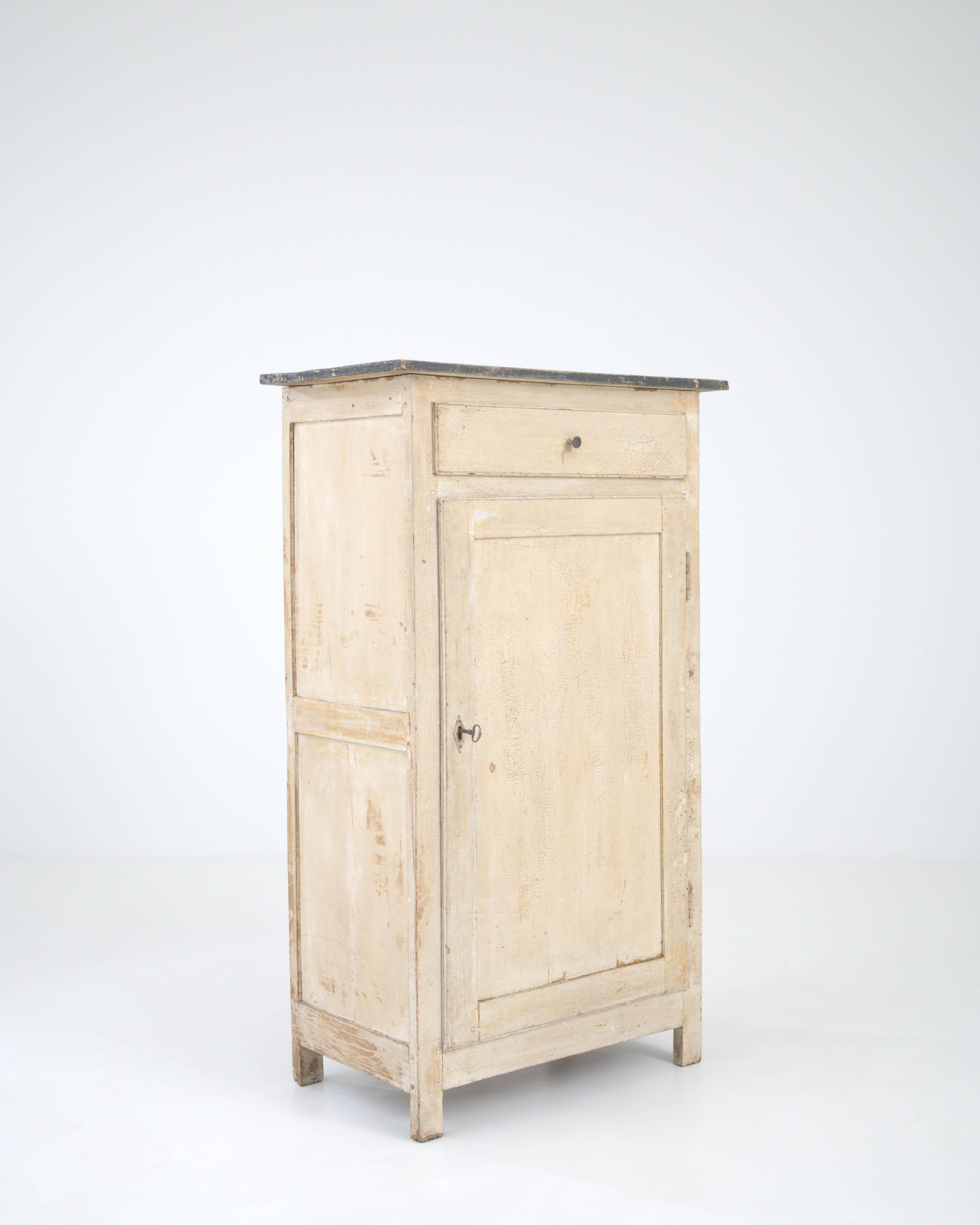 19th Century French Wood Patinated Cabinet For Sale 4