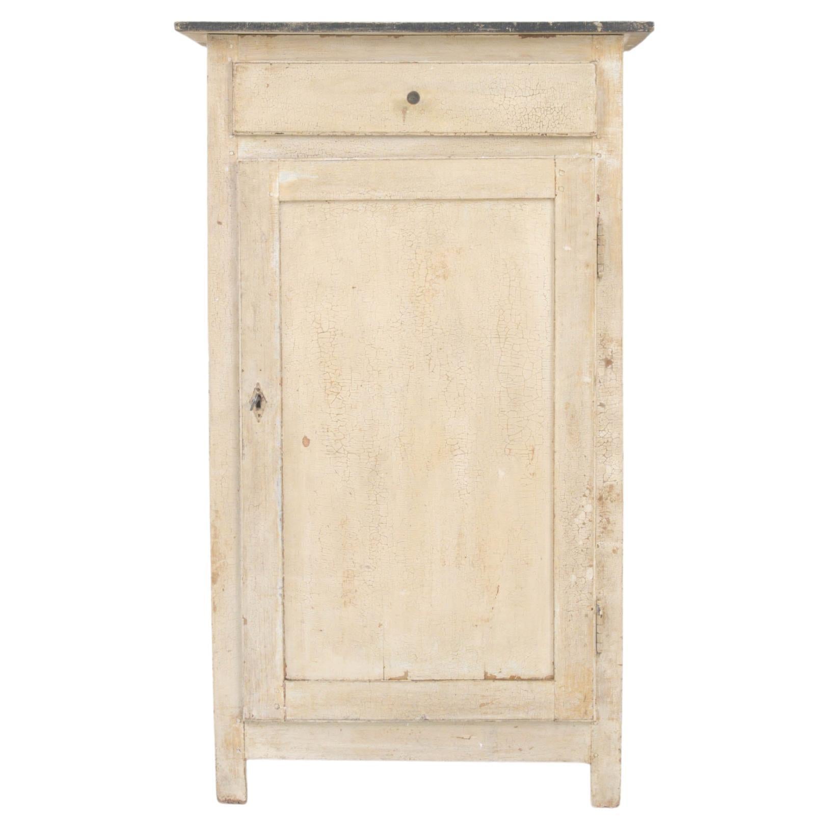 19th Century French Wood Patinated Cabinet For Sale