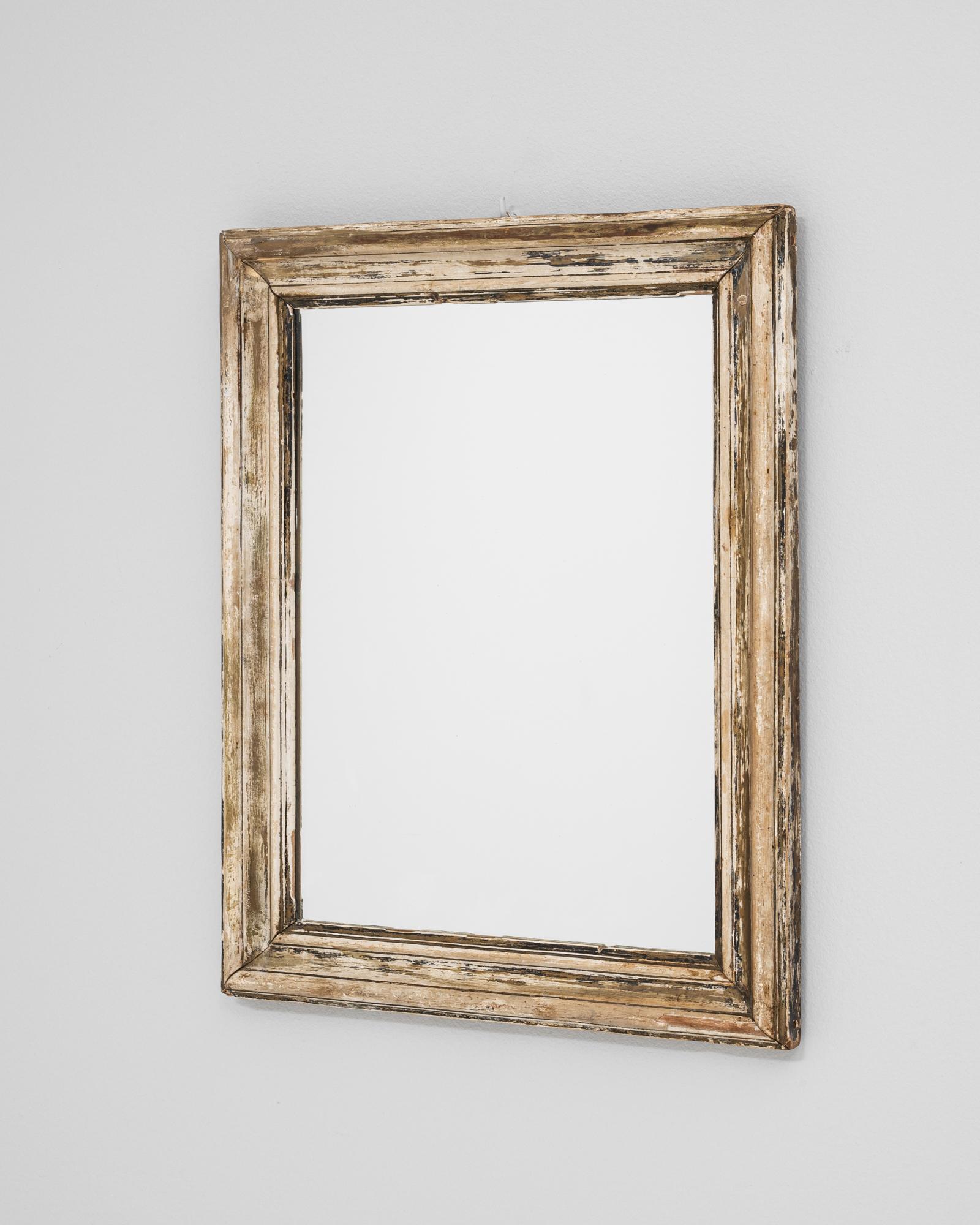 19th Century French Wood Patinated Mirror en vente 1
