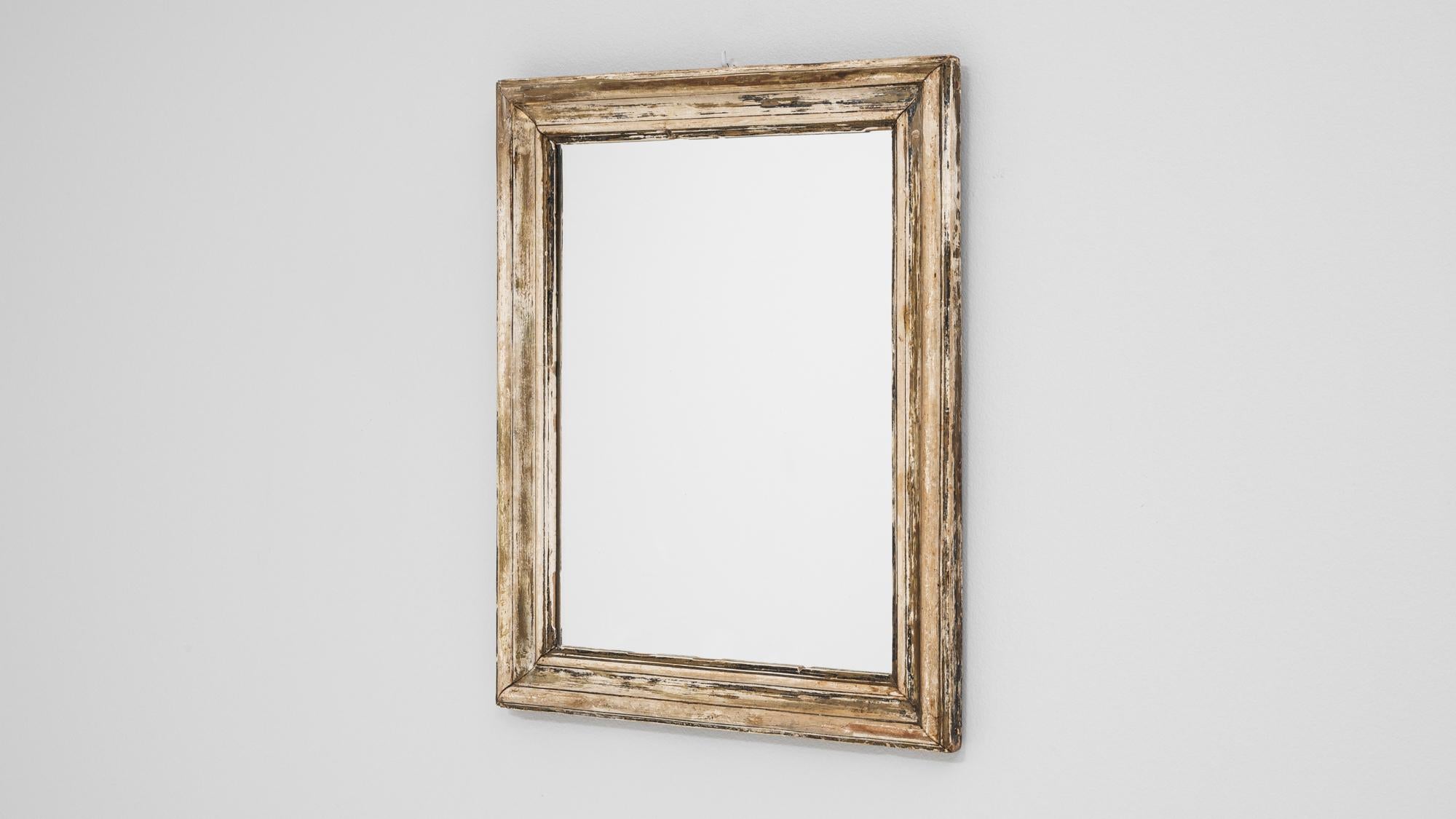 19th Century French Wood Patinated Mirror en vente 2