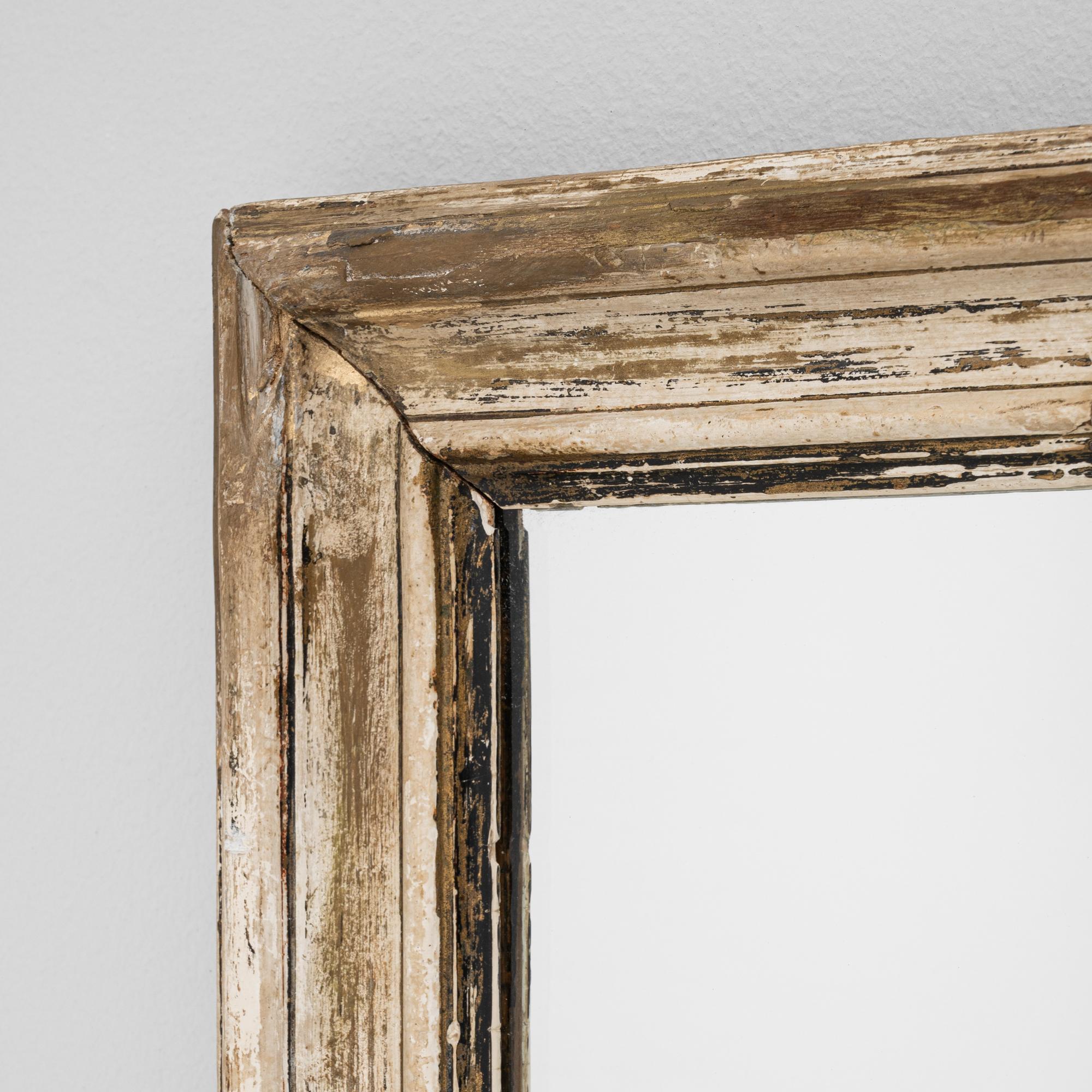 19th Century French Wood Patinated Mirror en vente 3