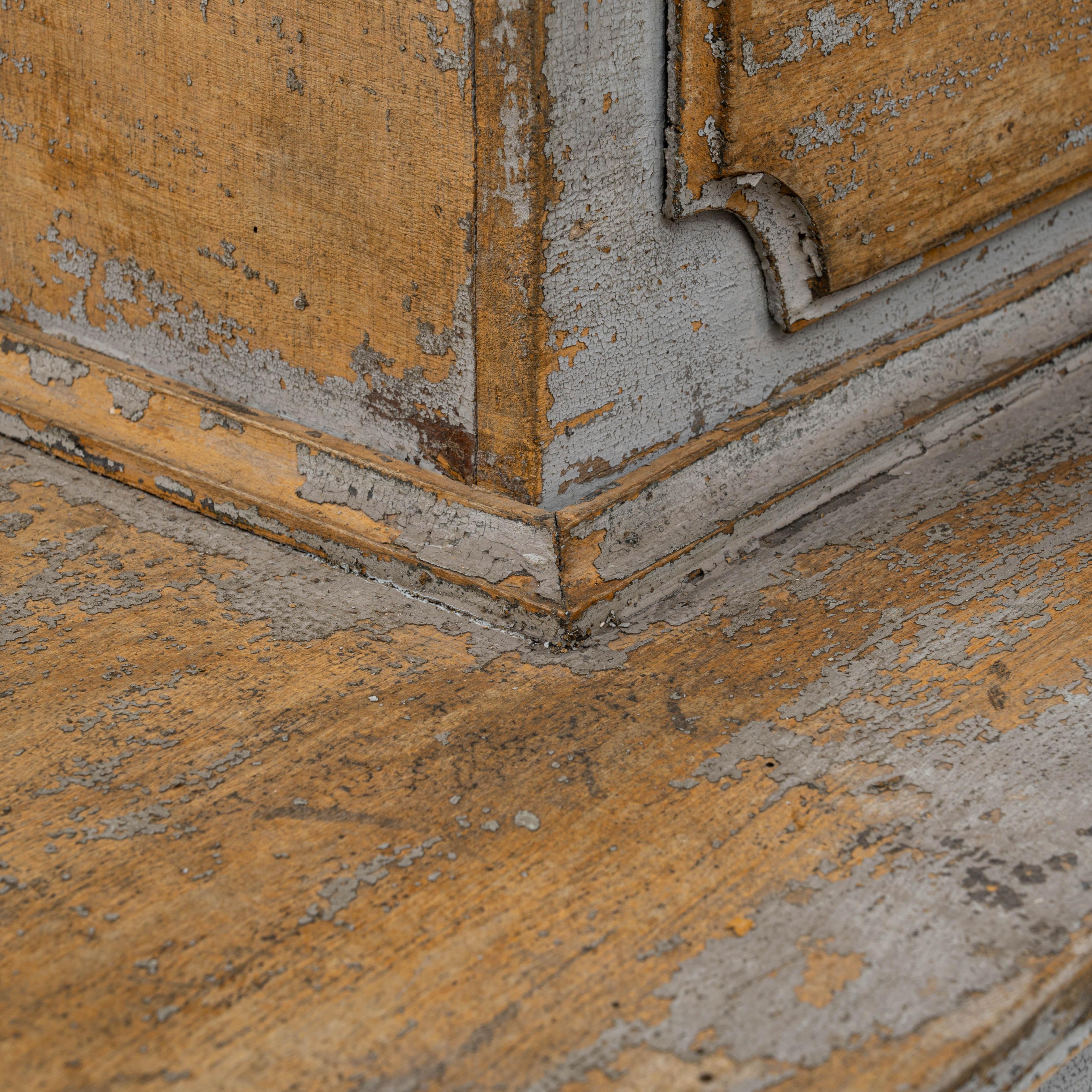 Piédestal français du 19ème siècle en bois patiné en vente 3