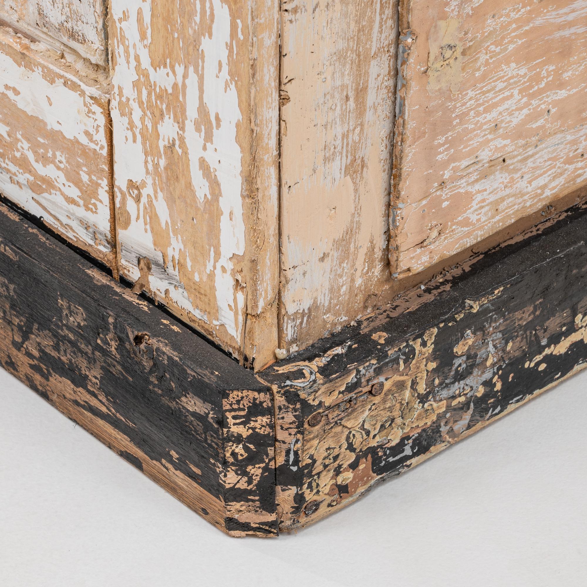 19th Century French Wood Patinated Shop Counter For Sale 8