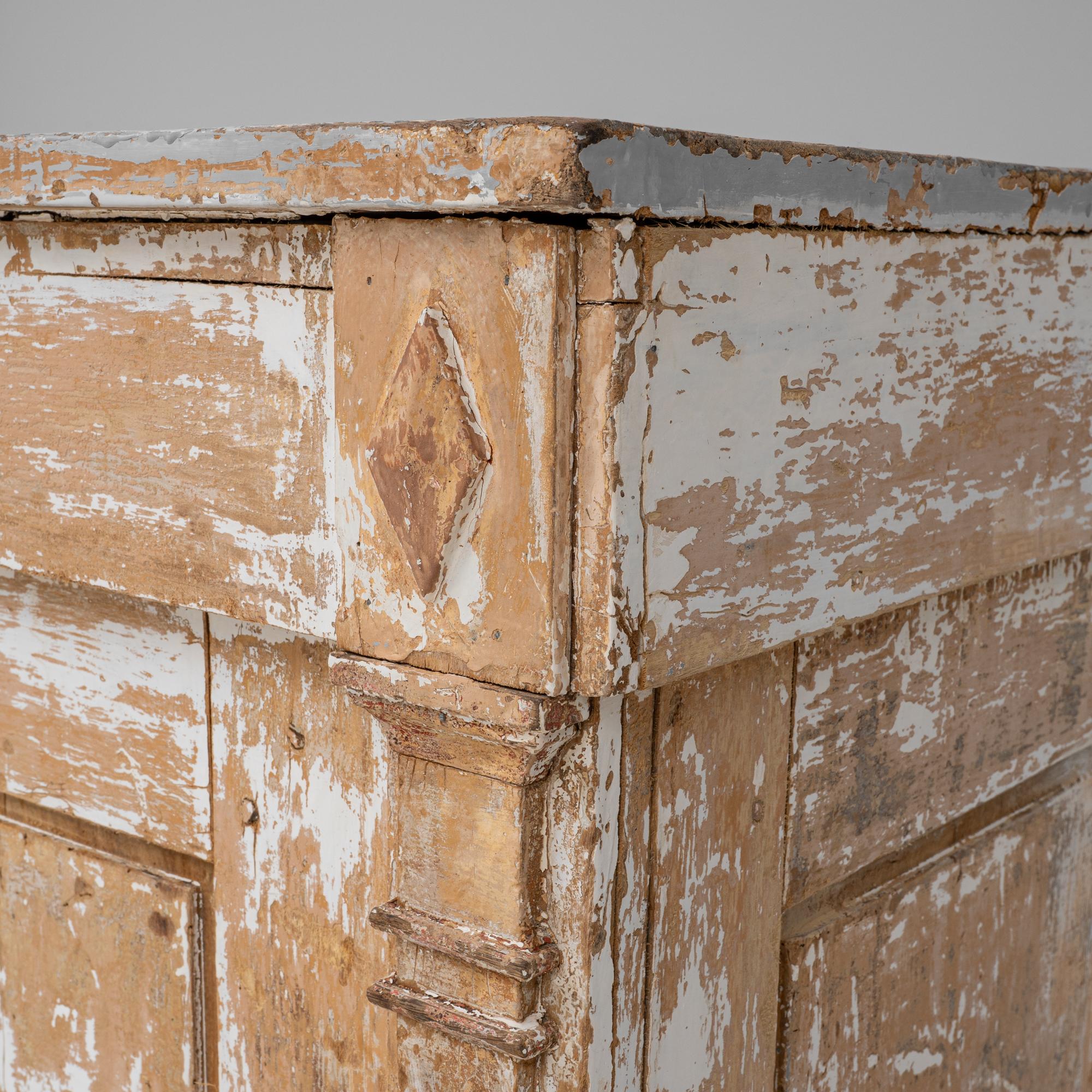 19th Century French Wood Patinated Shop Counter For Sale 10