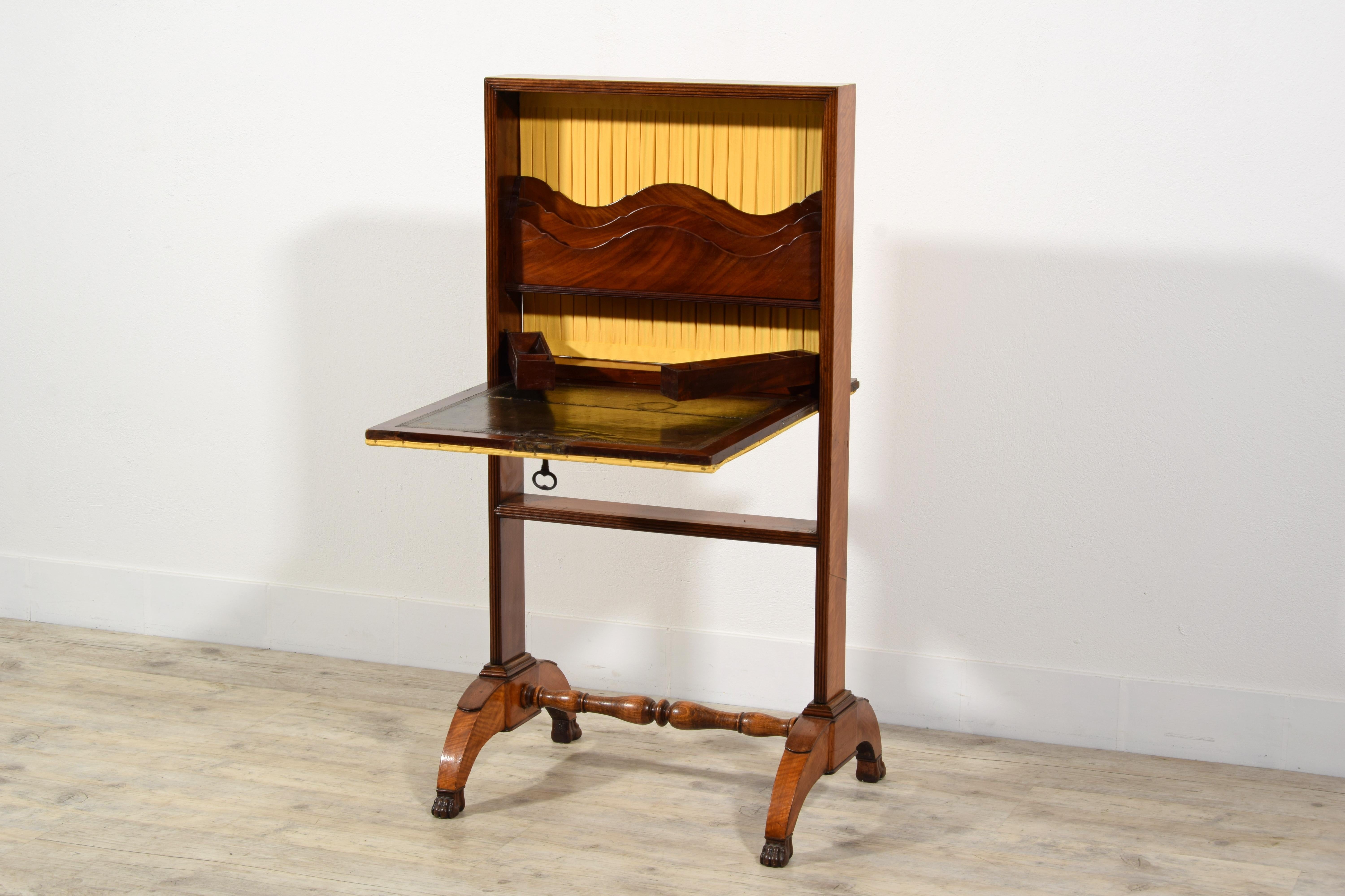 19th Century, French Wood Travel Desk For Sale 7